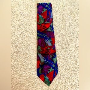 Deadheads! 🌹 Limited edition - J. Garcia Abstract - Y2K Men’s Silk Tie